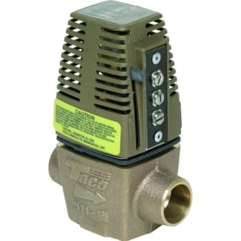 Image for Taco 24 Volt Hydronic Zone Valve 1/2" Sweat Connections Manual Opening Lever from HD Supply