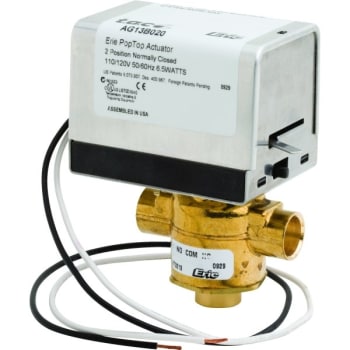 Image for Erie 3-Way Sweat Zone Valve 110/120 Volt Normally Closed from HD Supply