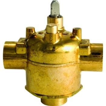 Erie 3-Way Sweat Two Position General Temperature Valve Body With 1/2" Sweat