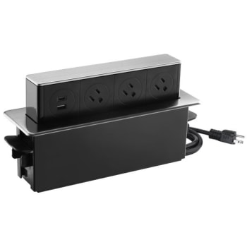 Image for Link2home Space Saver Pop Up With Type-C Usb, 3 Power Outlets 15a, 2 Usb Ports from HD Supply