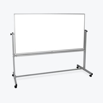 Image for Luxor 72"w X 48"h Double-Sided Magnetic Whiteboard from HD Supply