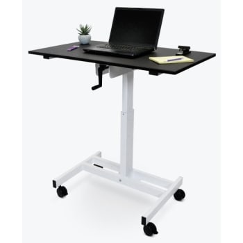 Luxor 40" Single-Column Crank Stand Up Desk