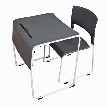 Image for Luxor Lightweight Stackable Student Desk And Chair - Package Of 4 from HD Supply