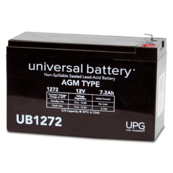 Image for Universal Power Group 12v 7.2ah F1 Term Sealed Lead Acid Agm Rechargeabl Battery from HD Supply