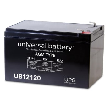 Image for Universal Power Group 12v 12ah F2 Term Sealed Lead Acid Agm Rechargeable Battery from HD Supply