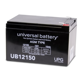 Image for Universal Power Group 12v 15ah F2 Term Sealed Lead Acid Agm Rechargeable Battery from HD Supply