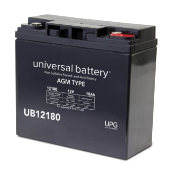 Image for Universal Power Group 12v 18ah I1 Term Sealed Lead Acid Agm Rechargeable Battery from HD Supply