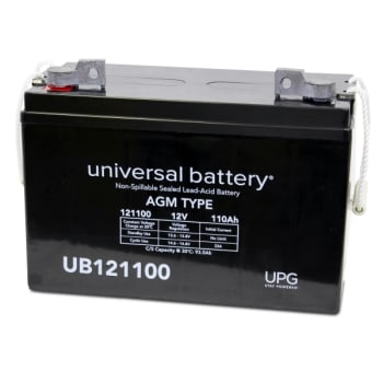 Image for Universal Power Group 12v 110ah Fl1 Term Seald Lead Acid Agm Rechargeabl Battery from HD Supply