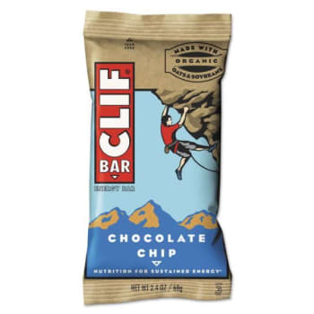 Image for Clif Bar® Energy Bar, Chocolate Chip, 2.4oz, Package Of 12 from HD Supply