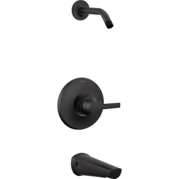 Image for Delta Galeon™ 14 Series Tub & Shower Trim, Less Showerhead In Matte Black from HD Supply