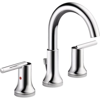 Image for Delta Trinsic® Two Handle Widespread Bathroom Faucet In Chrome from HD Supply