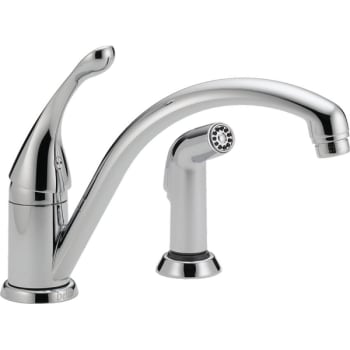 Image for Delta Collins™ Single Handle Kitchen Faucet With Spray In Chrome from HD Supply