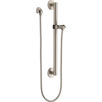 Image for Delta Adjustable Slide And Grab Bar Assembly With Elbow In Stainless from HD Supply