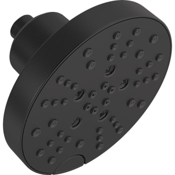 Image for Delta H2okinetic® 5-Setting Contemporary Raincan Showerhead In Matte Black from HD Supply