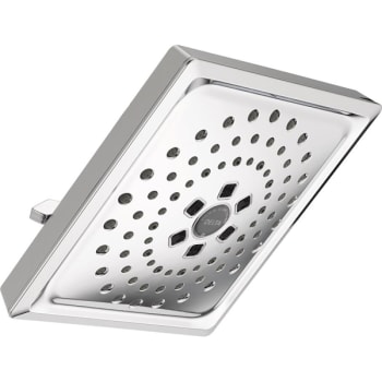 Image for Delta H2okinetic® 3-Setting Raincan Square Showerhead In Lumicoat Chrome from HD Supply
