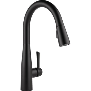 Image for Delta Essa® Single Handle Pull-Down Kitchen Faucet In Matte Black from HD Supply