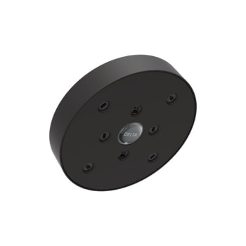 Image for Delta H2okinetic® Single-Setting Round Raincan Showerhead In Matte Black from HD Supply