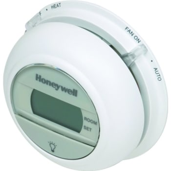 Image for Honeywell® 24 Volt Digital Heat/Cool Thermostat, Round, 3-3/4" Diameter from HD Supply