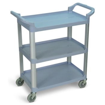 Image for Luxor Serving Cart - Three Shelves Grey from HD Supply