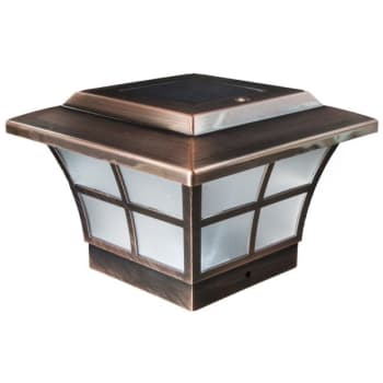 Image for Classy Caps™ 4 X 4 Inch Copper Plated Prestige Solar Post Cap from HD Supply