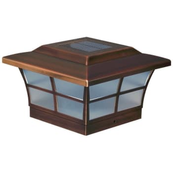 Image for Classy Caps™ 6 x 6 Inch Copper Plated Prestige Solar Post Cap from HD Supply
