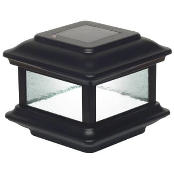 Image for Classy Caps™ 4 X 4 Inch Black Aluminum Colonial Solar Post Cap from HD Supply