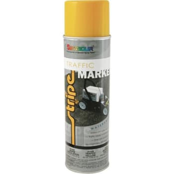 Image for Seymour 20-646 20 oz. Yellow Inverted Traffic Marker Spray, Case Of 12 from HD Supply