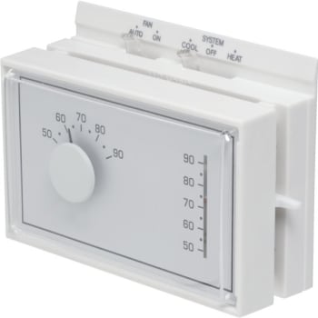 White-Rodgers® 24 Volt Snap Action Heat/Cool Thermostat, 4-1/2W x 3-1/4"H