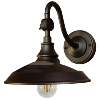 Image for Classy Caps™ Dark Bronze Solar Barn Light from HD Supply