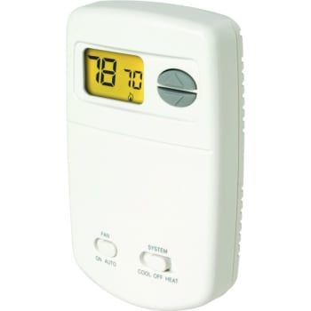 White-Rodgers® 24 Volt Or Millilvolt Digital Heat/Cool Thermostat, Vertical