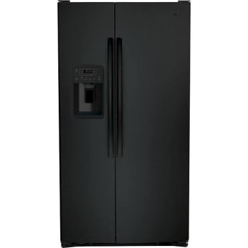 Image for GE 25.3 Cu Ft Side by Side Energy Star Black Refrigerator from HD Supply