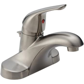 Image for Delta Foundations 4 Inch Centerset Single-Handle Bathroom Faucet, Brushed Nickel from HD Supply