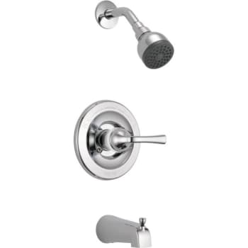 Image for Delta Foundations Single-Handle 1-Spray Tub And Shower Faucet, Chrome from HD Supply
