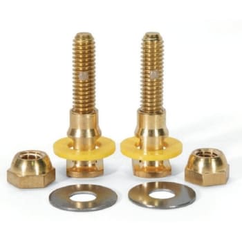 Image for Fluidmaster Setfast Pro 5/16 X 2-1/4 Inch No Cut Brass Closet Toilet Bolt Kit from HD Supply