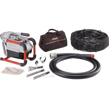 Image for Ridgid Compact 115 Volt Sectional Drain Cleaning Machine And Tool/cable Kit from HD Supply