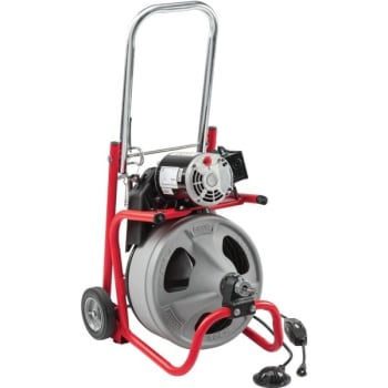 Image for Ridgid Drain Cleaning 115 Volt Drum Machine With C-45iw 1/2 Inch X 75 Foot Cable from HD Supply