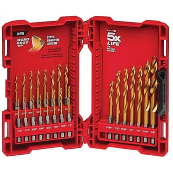 Image for Milwaukee Shockwave Impact Duty Titanium Drill Bit Set, 23-Piece from HD Supply