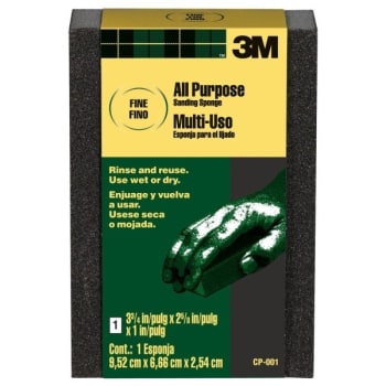 Image for 3m 2-5/8 In. X 3-3/4 In. Fine All-Purpose Sanding Sponge from HD Supply