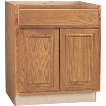 Image for Rsi Home Products Sink Base Kitchen Cabinet In Medium Oak, 30 X 34.5 X 24 In. from HD Supply
