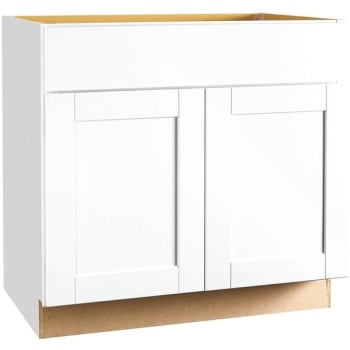 Image for Rsi Home Products Base Cabinet With Drawer Glides In White, 36 X 34.5 X 24 In. from HD Supply