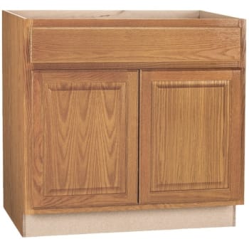 Rsi Home Products Base Cabinet With Drawer Glides In Oak, 36 X 34.5 X 24 In.