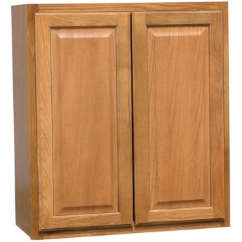 Rsi Home Products Wall Kitchen Cabinet In Medium Oak, 27 X 30 X 12 In.