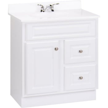 Image for Rsi Home Products Bathroom Vanity Cabinet Only In White, 30 X 21 X 33.5 In. from HD Supply