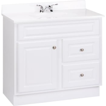 Image for Rsi Home Products Bathroom Vanity Cabinet Only In White, 36 X 21 X 33.5 In. from HD Supply