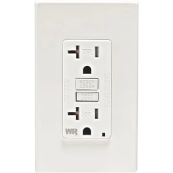 Image for Leviton 20 Amp 125v Nema 5-20r Smartlockpro Duplex Gfci Outlet, Led, White from HD Supply