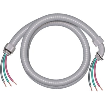 Image for Southwire 1/2 Inch X 6 Foot 10/3 Flexible Non-Metallic Pvc Conduit Cable Whip from HD Supply