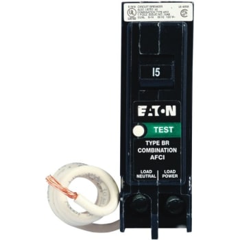Image for Eaton Br 15 Amp Single-Pole Combination Arc Fault Circuit Breaker from HD Supply