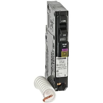 Image for Square D Qo 20 Amp Single-Pole Dual Function, Cafci And Gfci Circuit Breaker from HD Supply