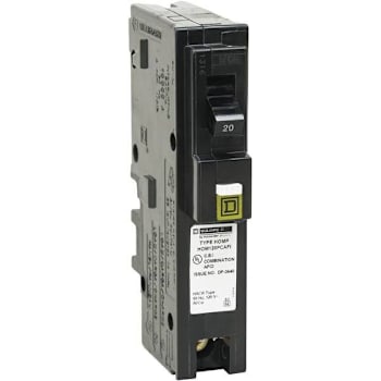 Image for Square D Homeline 20 Amp Single-Pole Plug-On Circuit Breaker from HD Supply