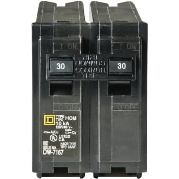 Image for Square D Homeline 30 Amp 2-Pole Circuit Breaker from HD Supply